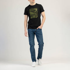 T-SHIRT IN COTONE A MANICHE CORTE DA UOMO - WEARIX