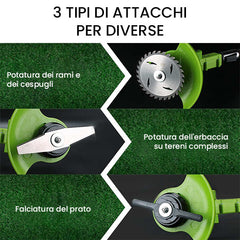 GRASSKING™ - TAGLIAERBA A BATTERIA