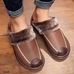 SNOOK® – PANTOFOLE TERMICHE IN PELLE