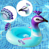 PEACOCK - ANELLO DA NUOTO GONFIABILE