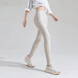 FIERCEFLEX™ - LEGGINGS IN ECOPELLE CON INTERNO FELPATO