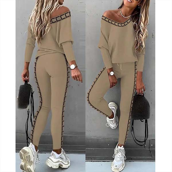 LUNACHIC - SET DI MAGLIA E PANTALONI ALLA MODA