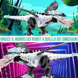 DYNOMITE® – ROBOT A FORMA DI DINOSAURO CON EFFETTI LUMINOSI E SONORI